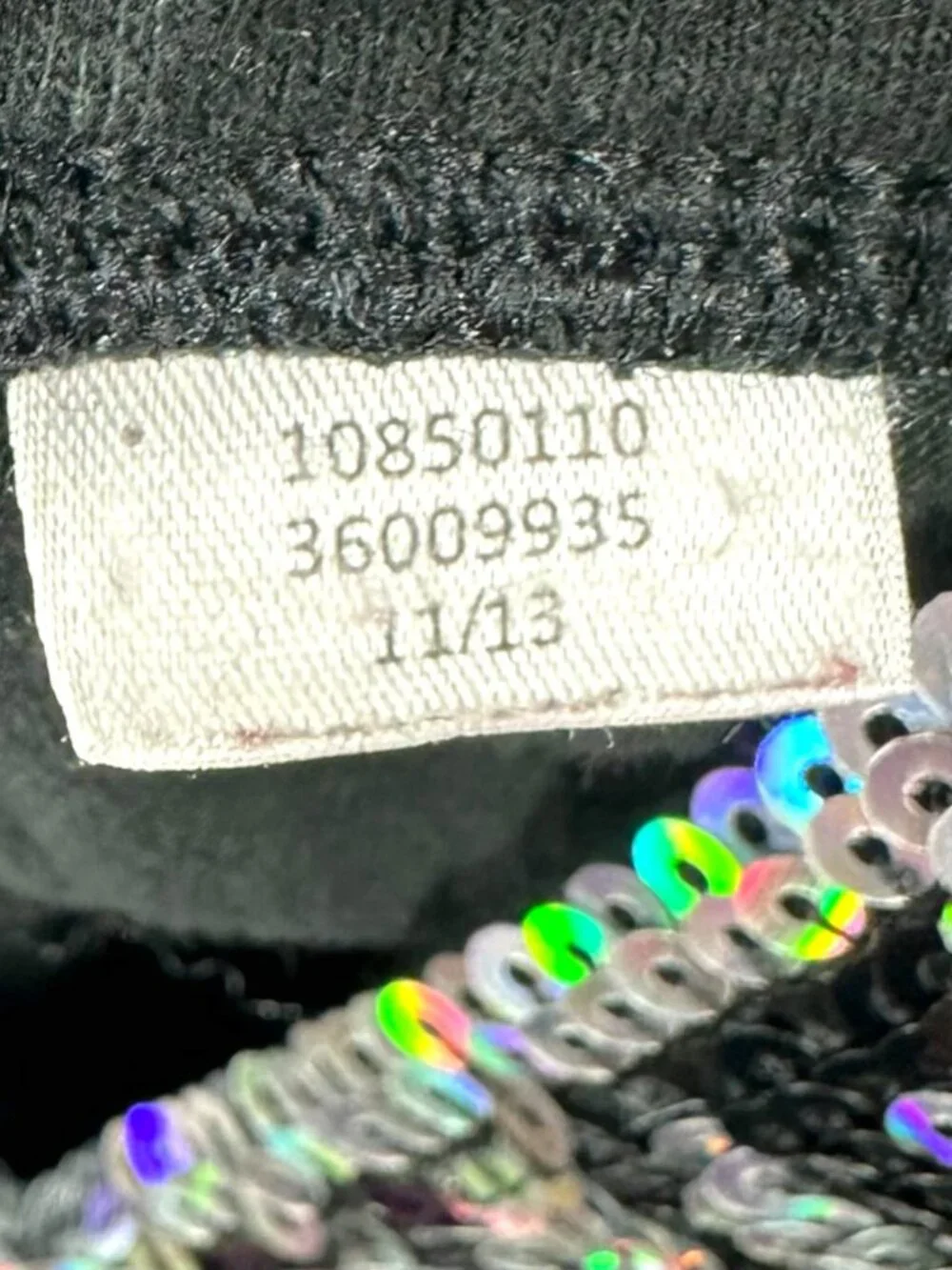 Rare Y2K VS PINK Sequin‎ Foldover Leggings